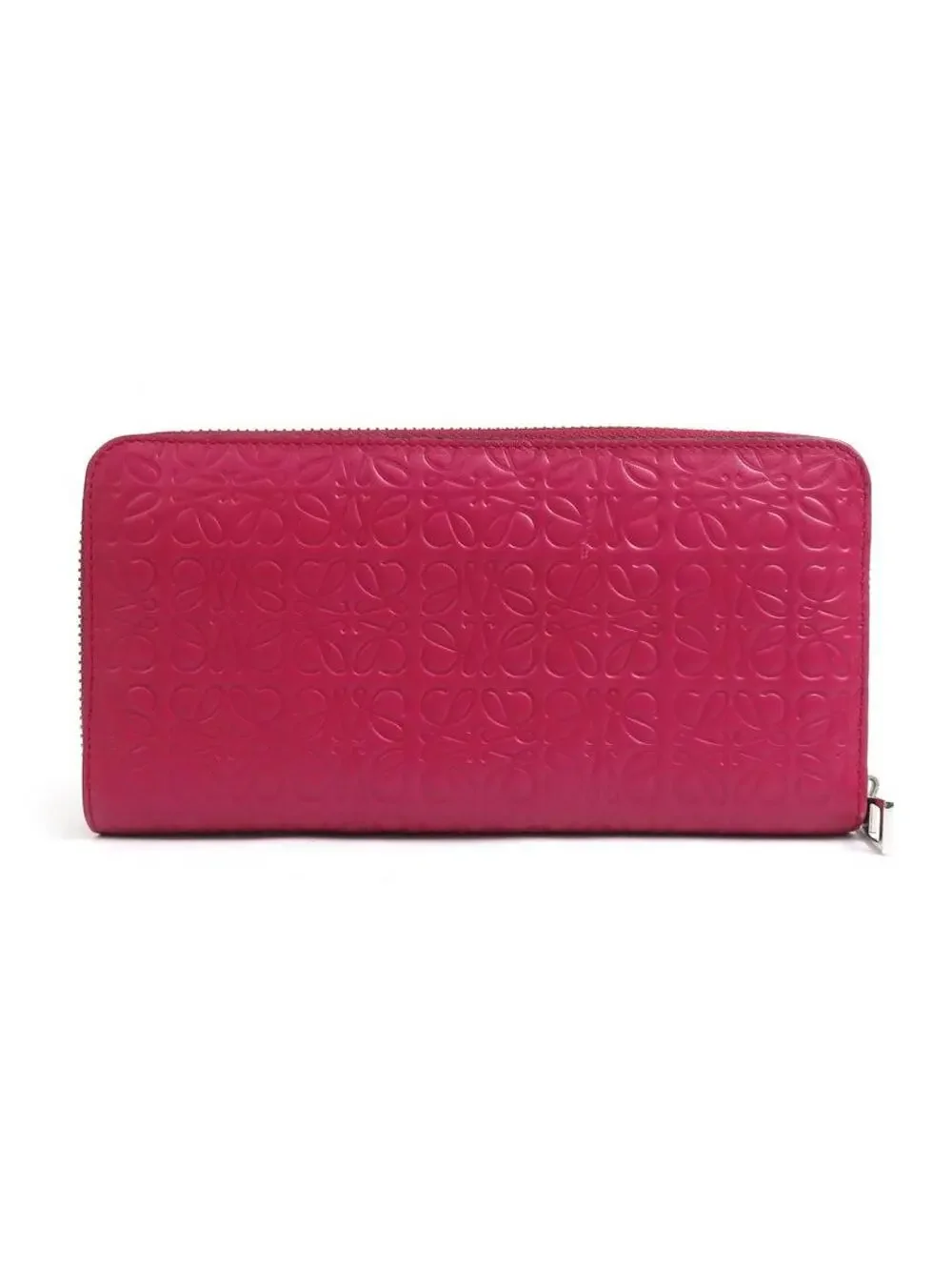 Auth Loewe Anagram Zip Around Long #280415L27B